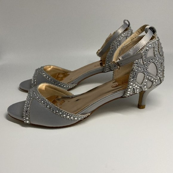 XYD Ballroom Dance Shoes Wedding Sandals for Women - Picture 4 of 11